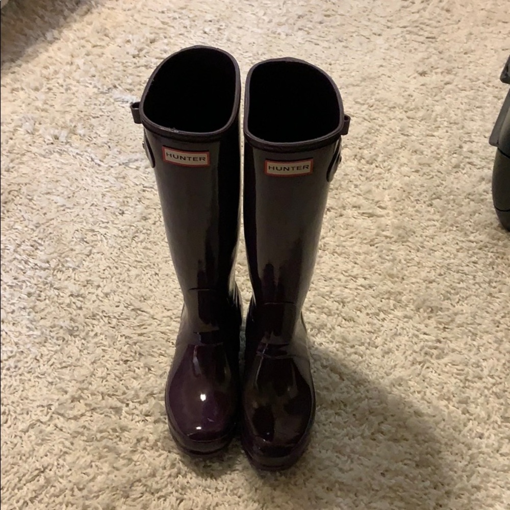 Hunter tall rain boots